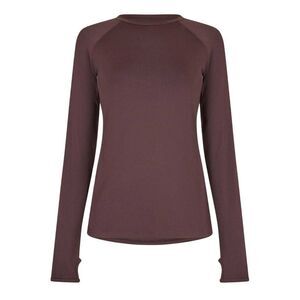 USA Pro Womens/Ladies Long-Sleeved Top / Espresso